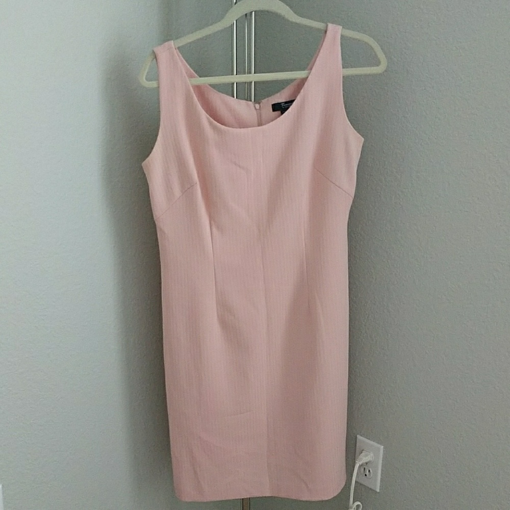 Salmon pink dress